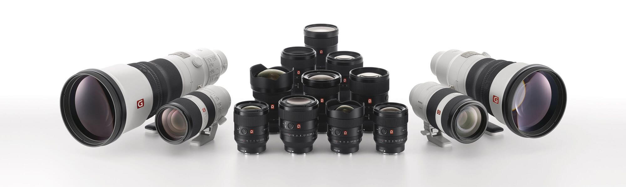 Group shot of GM Lenses