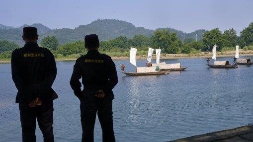 Ouiang River, Lishui, China