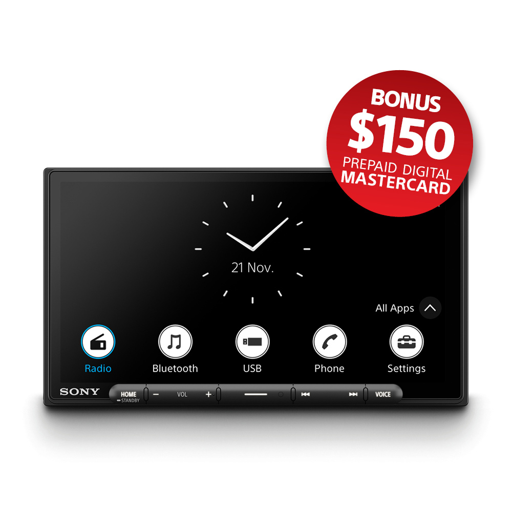 XAV-AX600 | Bonus $150 Digital Prepaid Mastercard