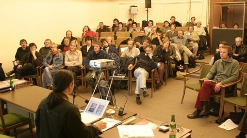 Giving 2-day workshop to Journalists' Union, Budapest