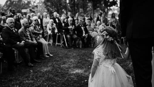 From the flowergirls view