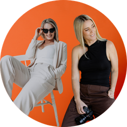 Kirsty Halliday (L) and Rachel Hadfield (R)