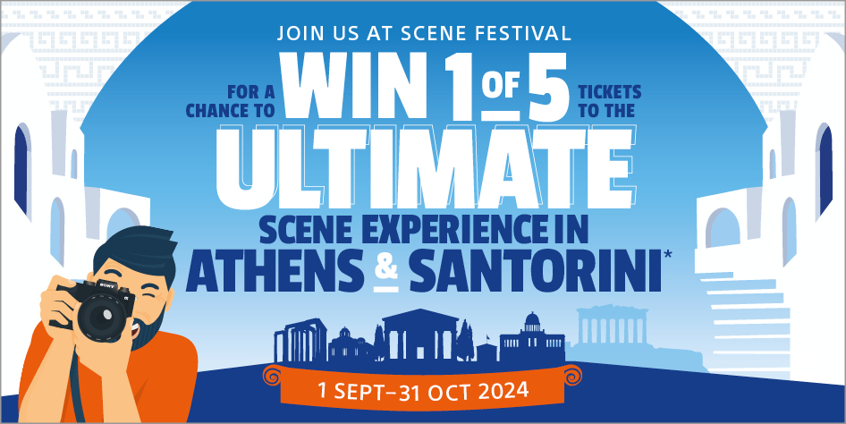 Attend & win a trip to Greece with Sony!