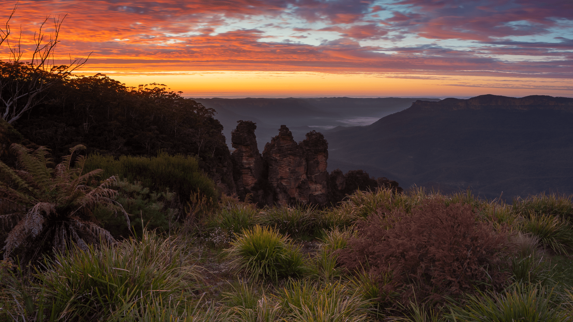 Three Sisters from Echo Point