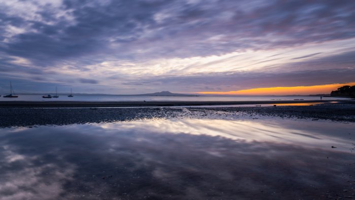 Blue Hour at North Shore Auckland