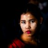 Yangon ferry girl