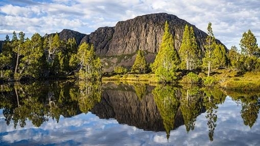 Reflections in an alpine pool, Walls of Jerusalem National Park, Tasmania