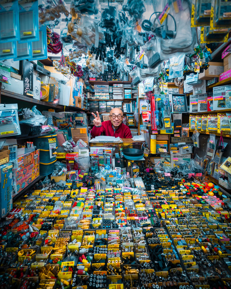 Street Photography - Shop with many products