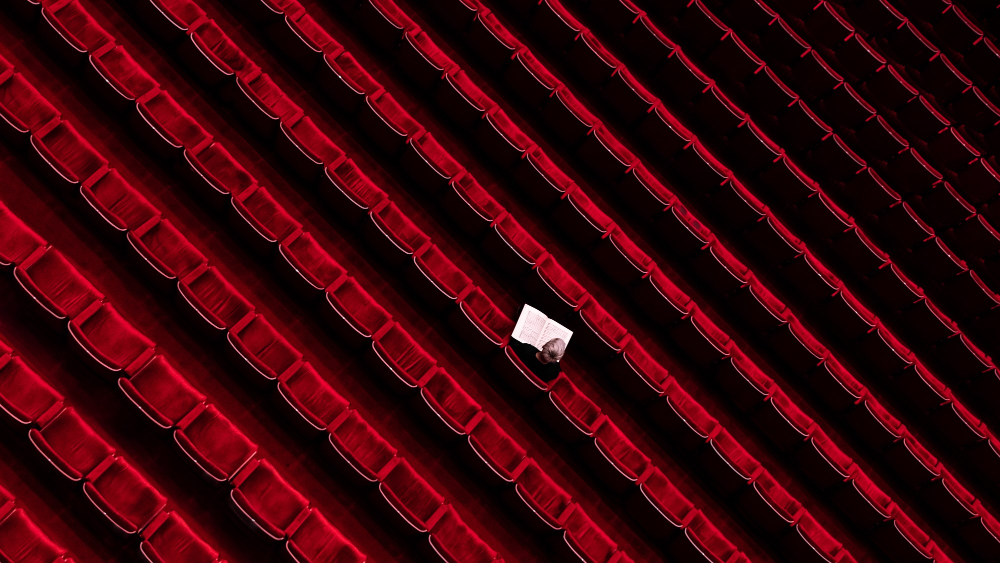 Composer R.E.Smith at the Perth Concert Hall - a commission for the Western Australian Youth Orchestra.