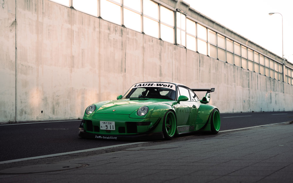 Automotive Photography - Photo of green sports car