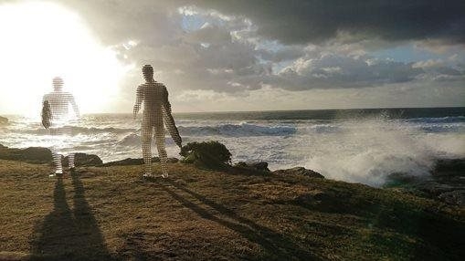 Sculptures by the sea