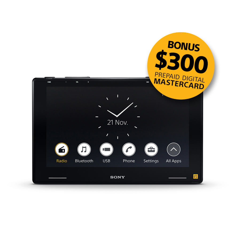 XAV-9500ES | Bonus $300 Digital Prepaid Mastercard
