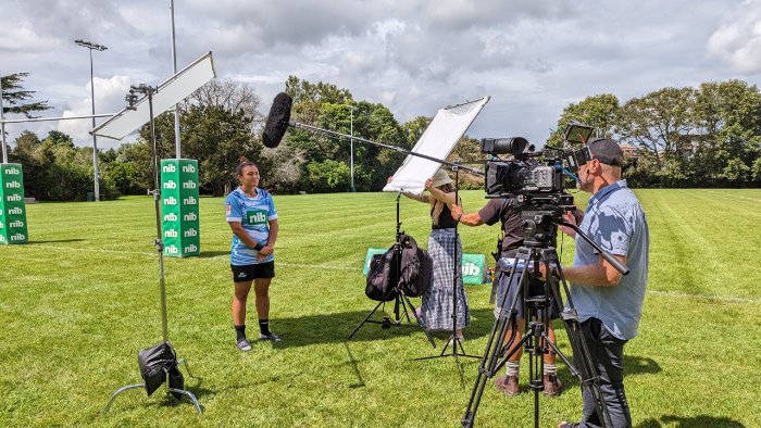 NZCS member Christo Montes filming with the Sony FX6