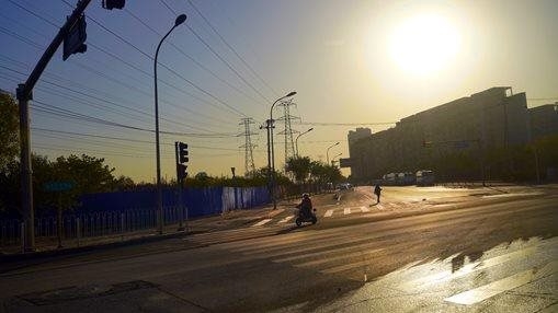 En route to photo festival, Jinan, China