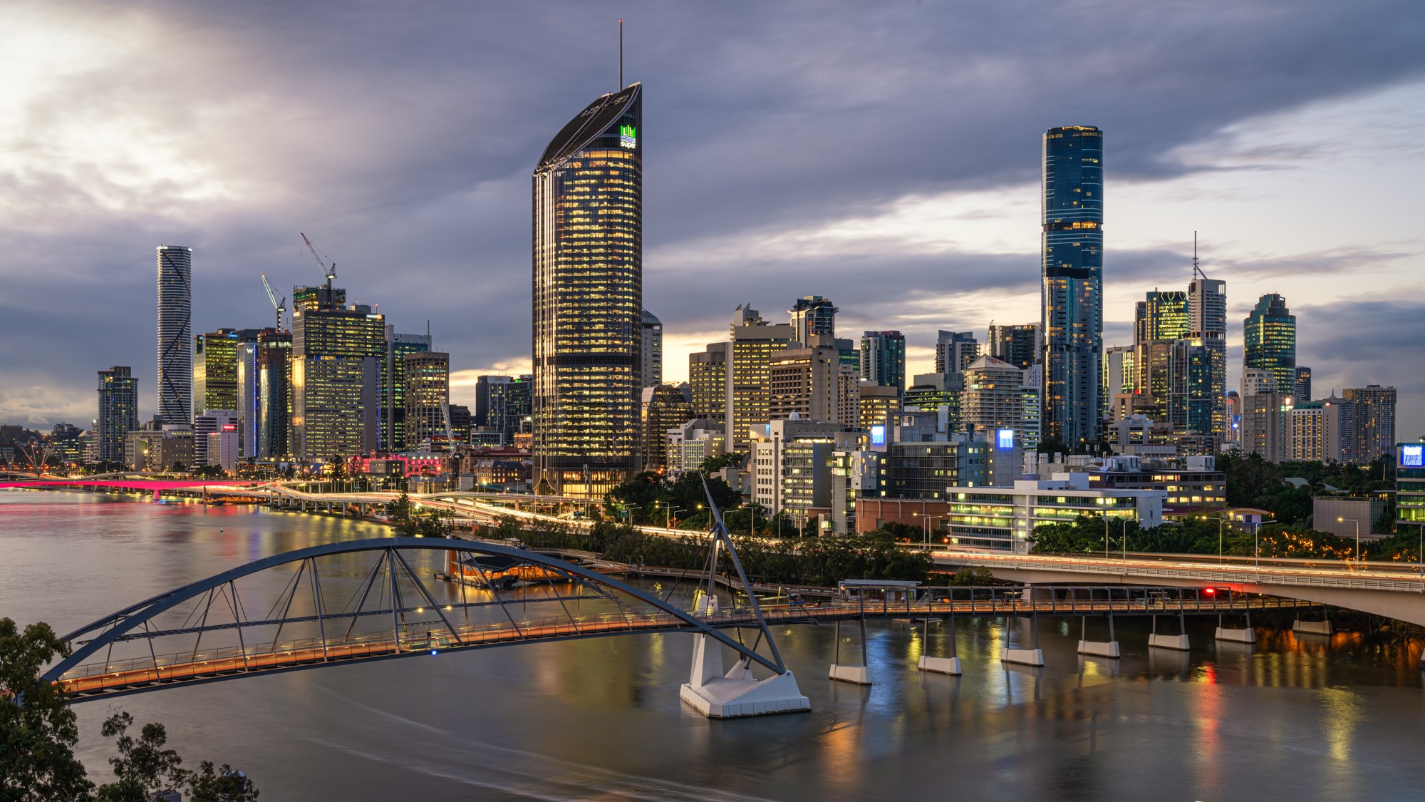 Brisbane City Skyline