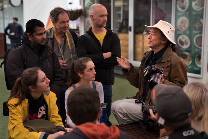 Taking workshop in downtown Auckland 